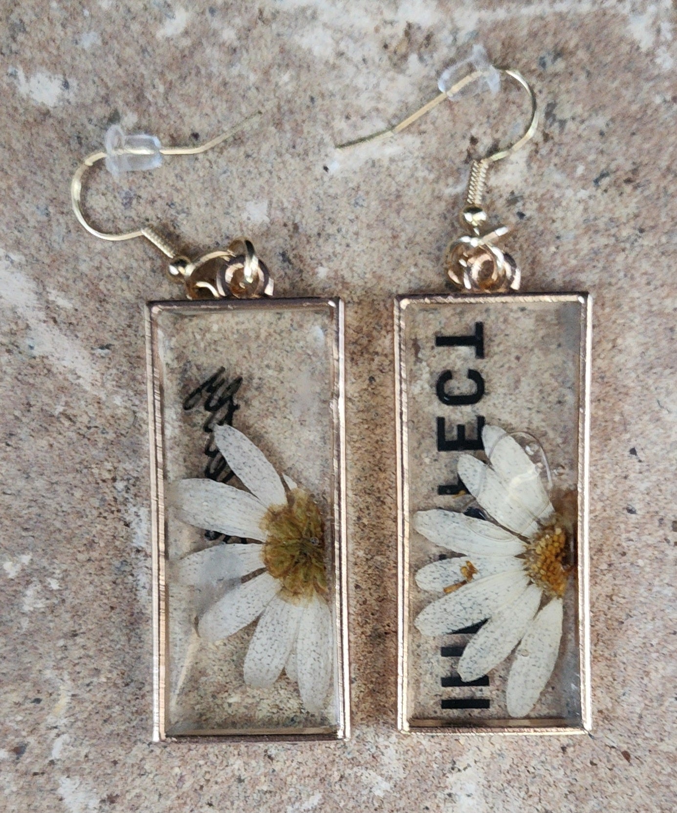 Pressed Flower Earrings - Perfectly Imperfect